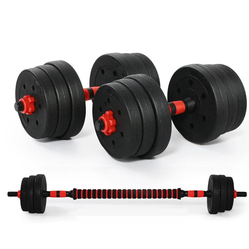 Dumbbell Bar with Barbell Buckle